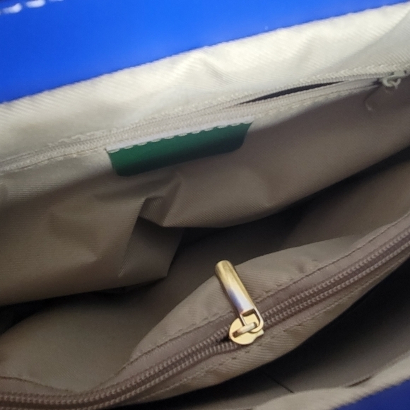 Silvano Borgatti Leather Color Block Handbag NWT - Picture 9 of 14